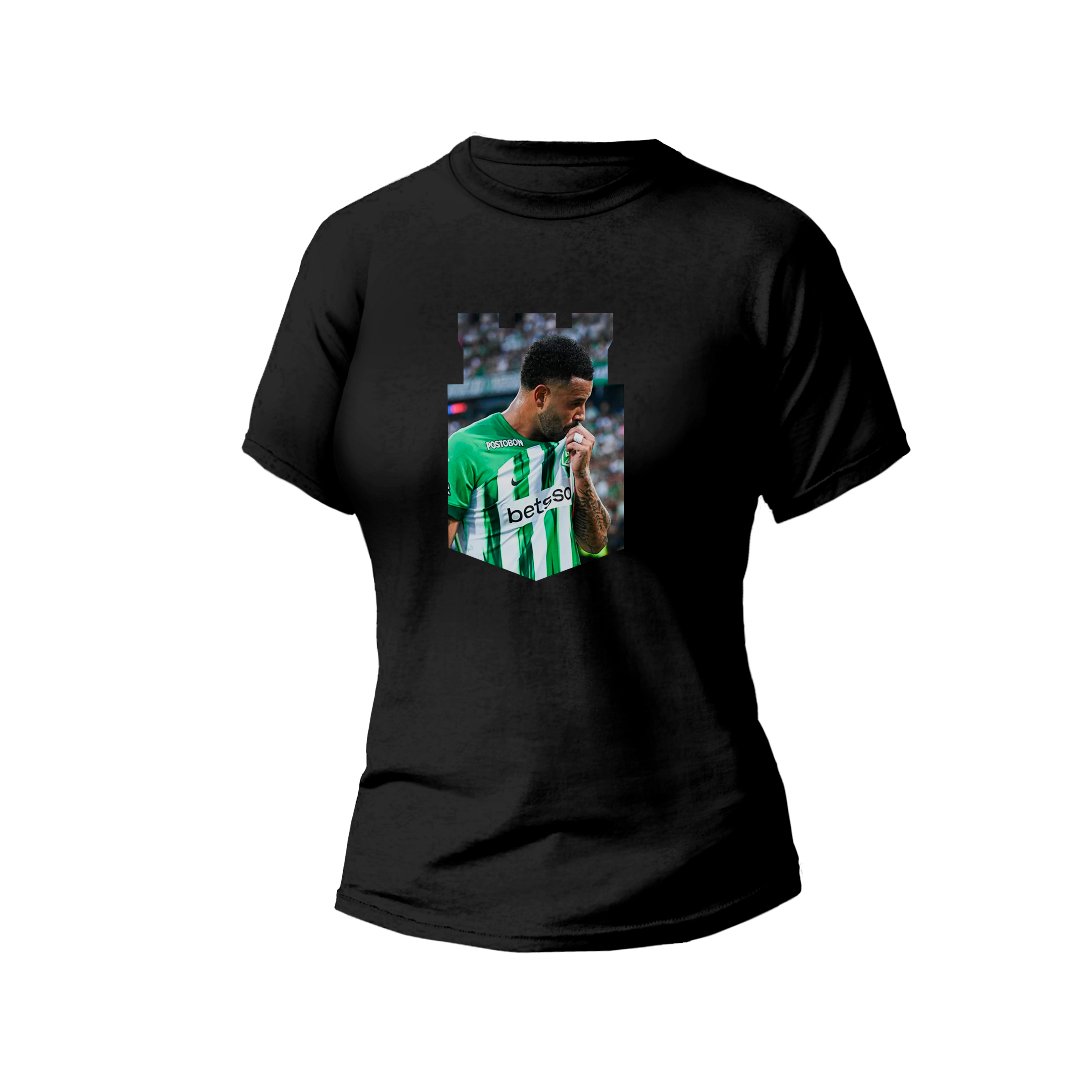 Camiseta Cardona besando el escudo