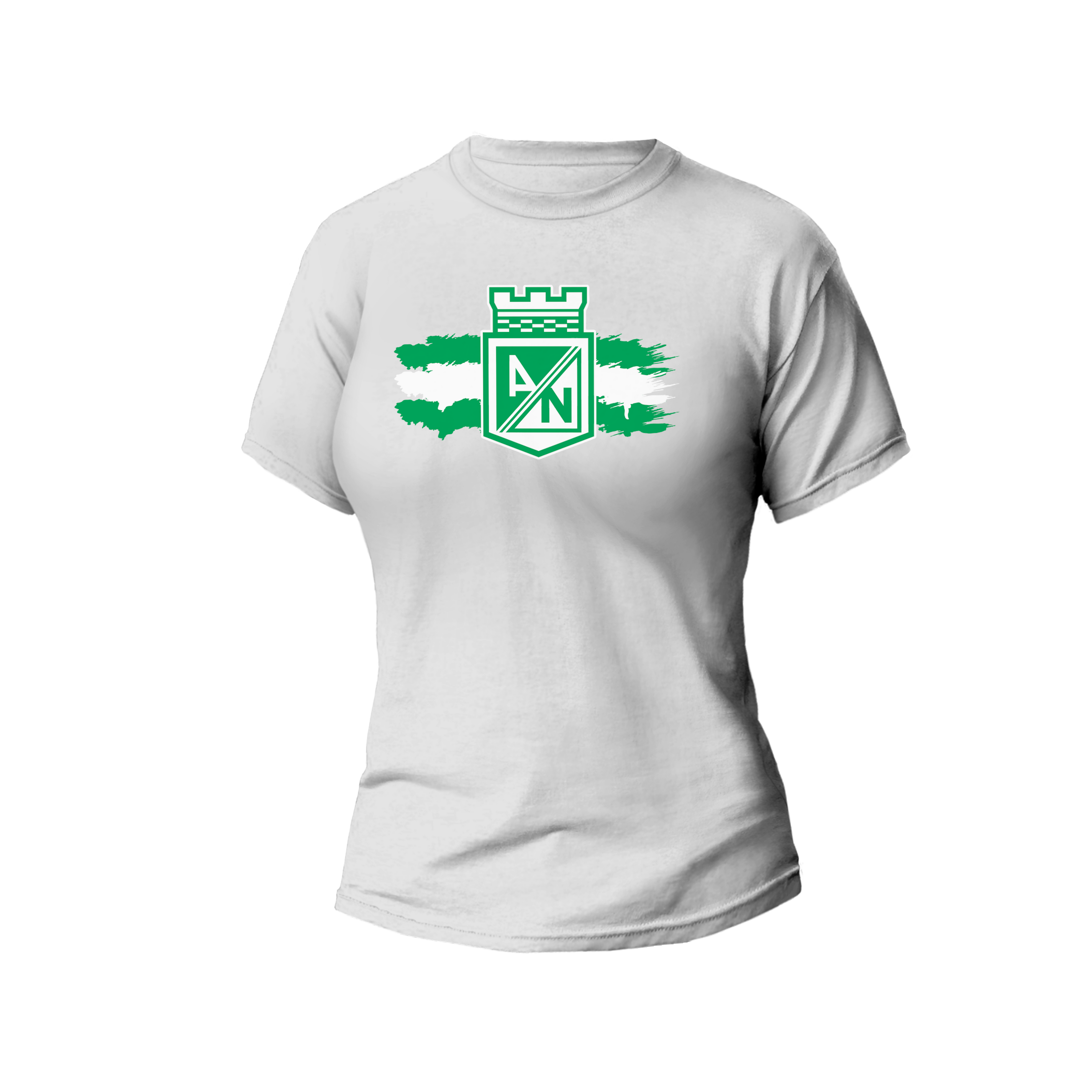 Camiseta Pintura Escudo Atlético Nacional