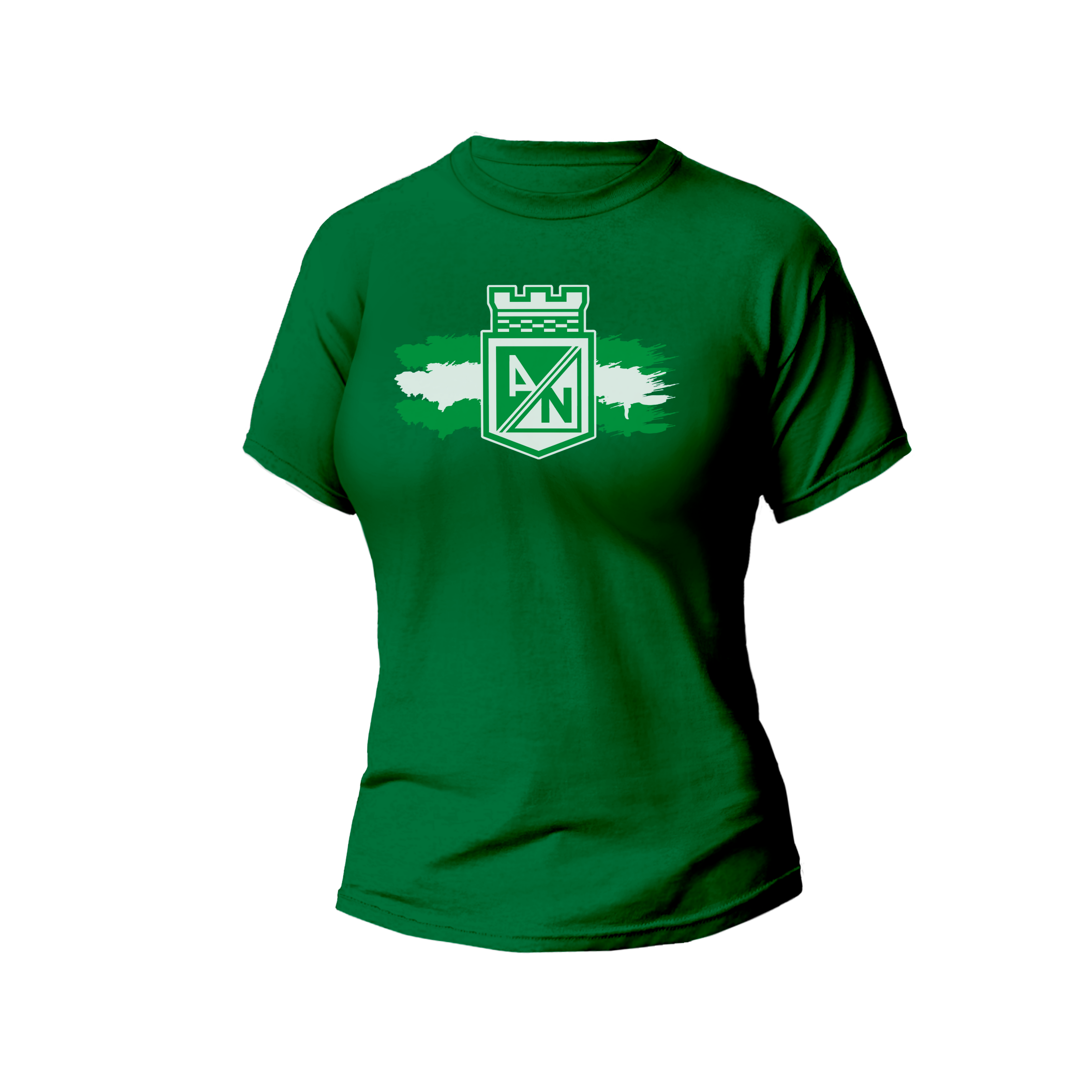 Camiseta Pintura Escudo Atlético Nacional