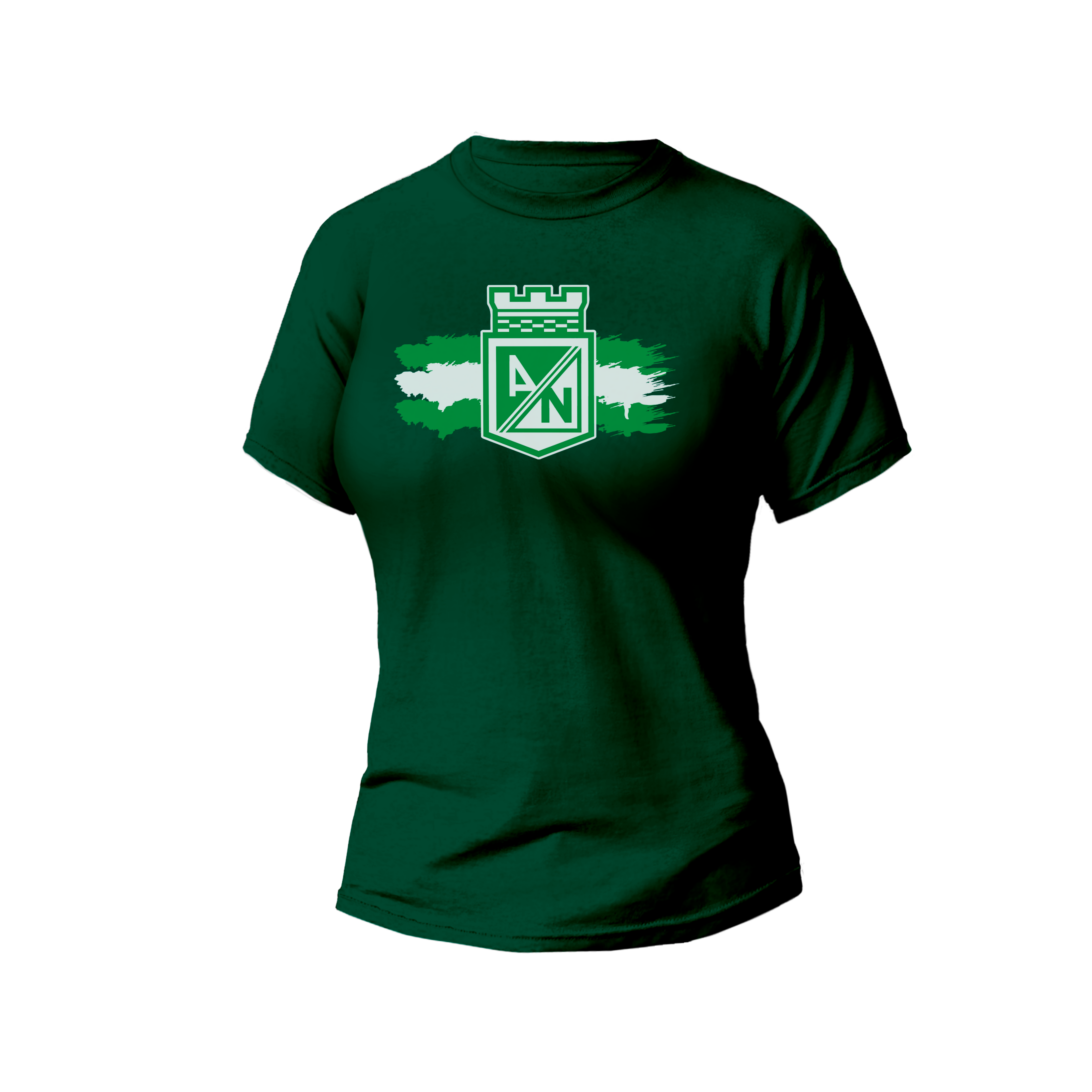 Camiseta Pintura Escudo Atlético Nacional