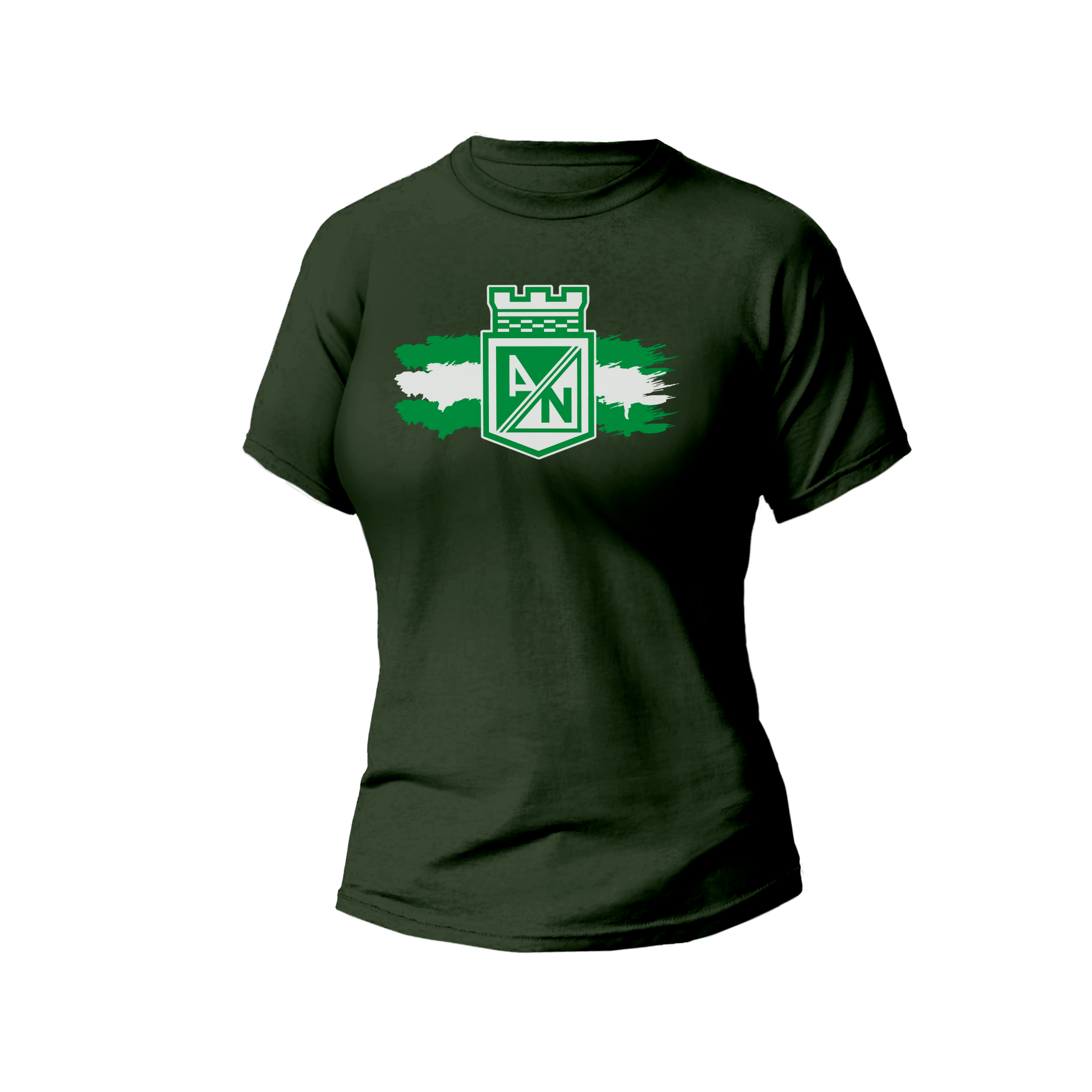 Camiseta Pintura Escudo Atlético Nacional