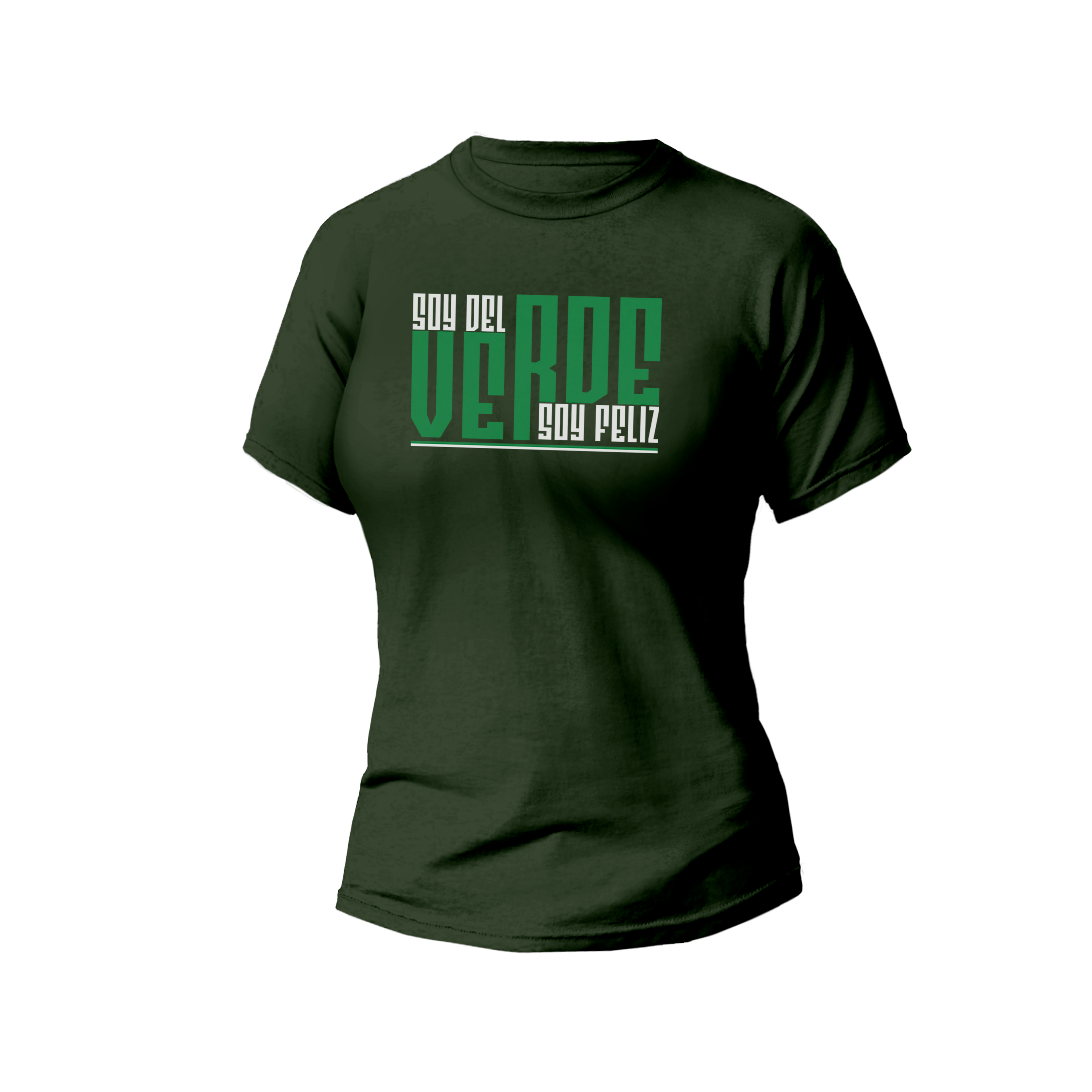 Camiseta Soy Del Verde Soy Feliz