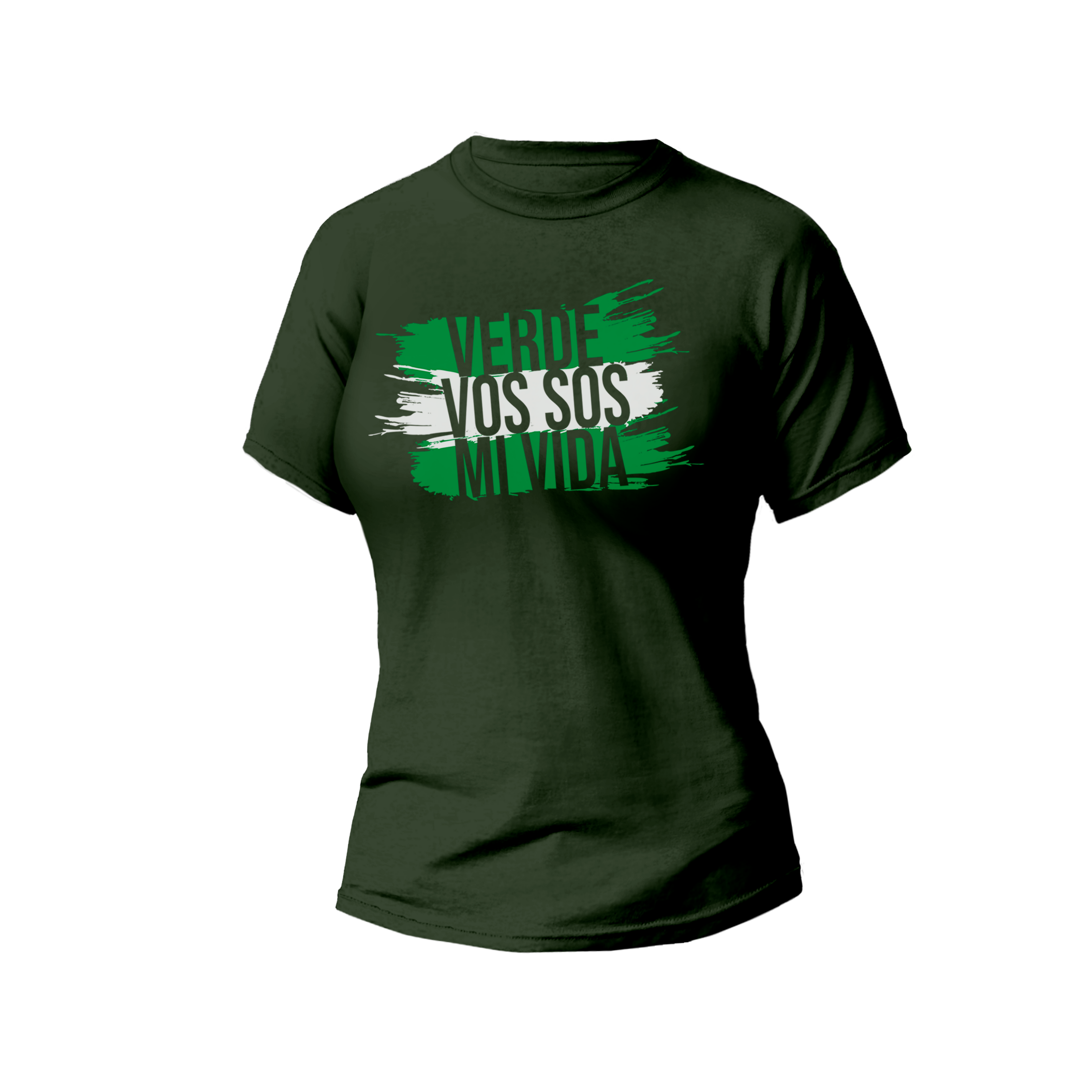 Camiseta Verde vos sos mi vida