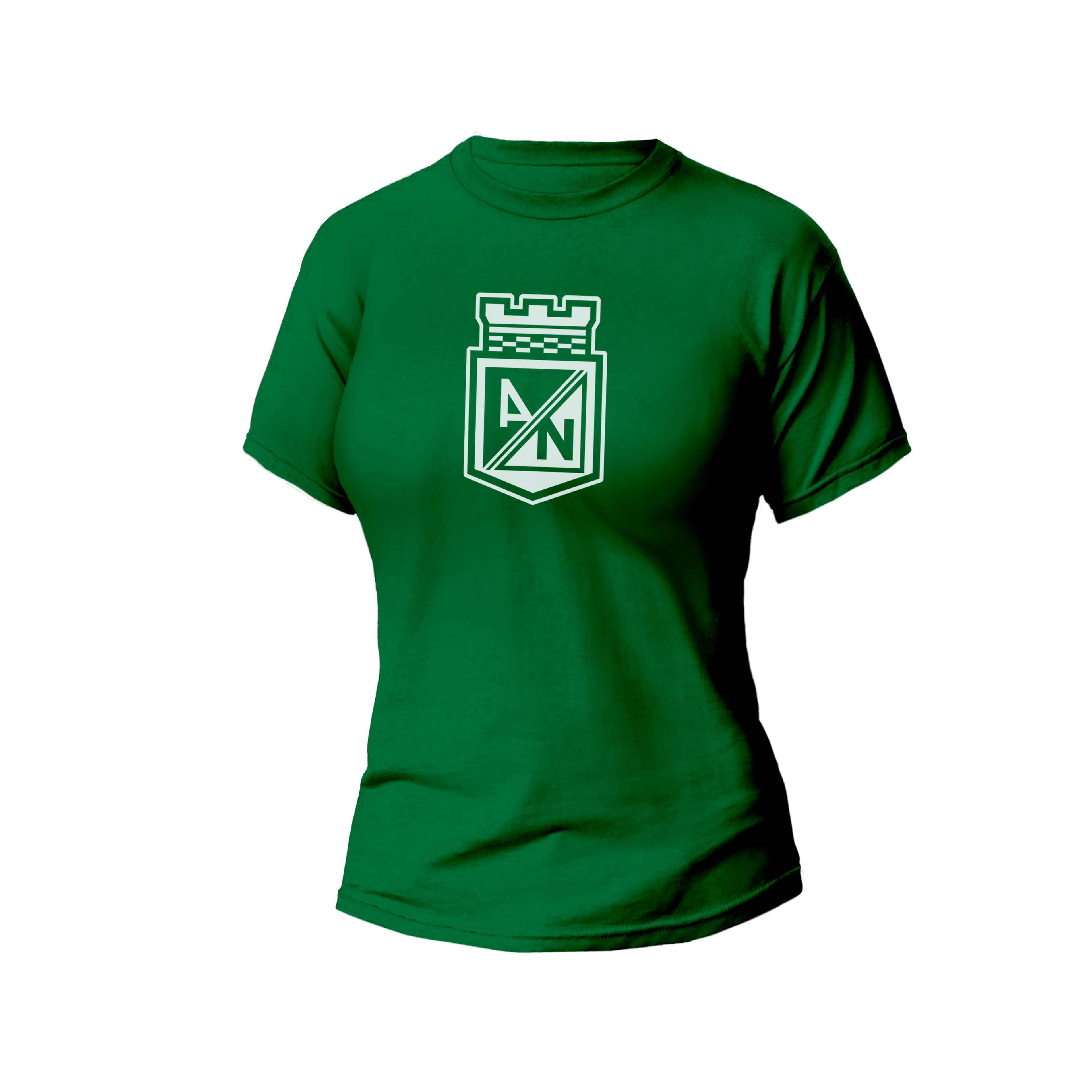 Camiseta Escudo Blanco Atlético Nacional