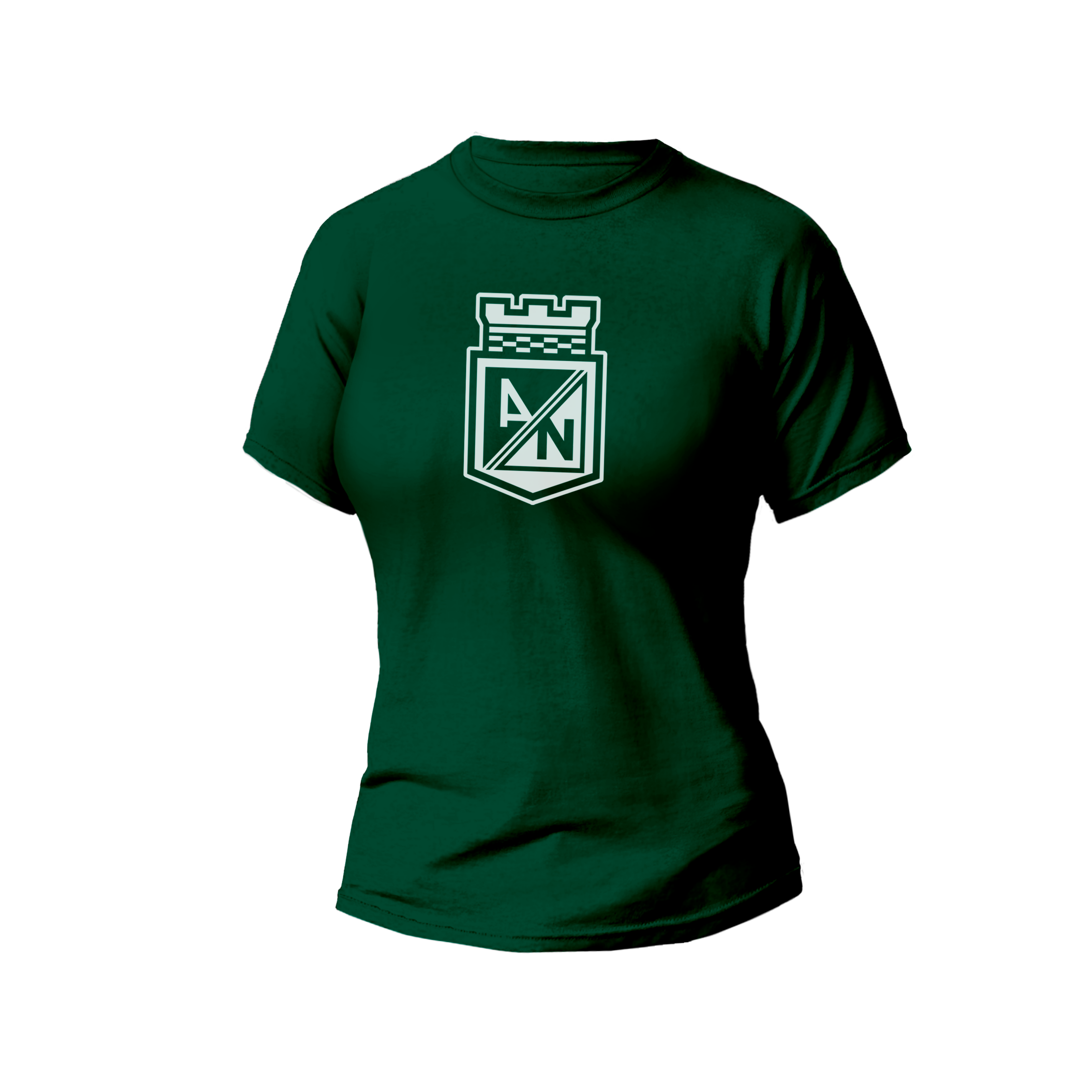 Camiseta Escudo Blanco Atlético Nacional