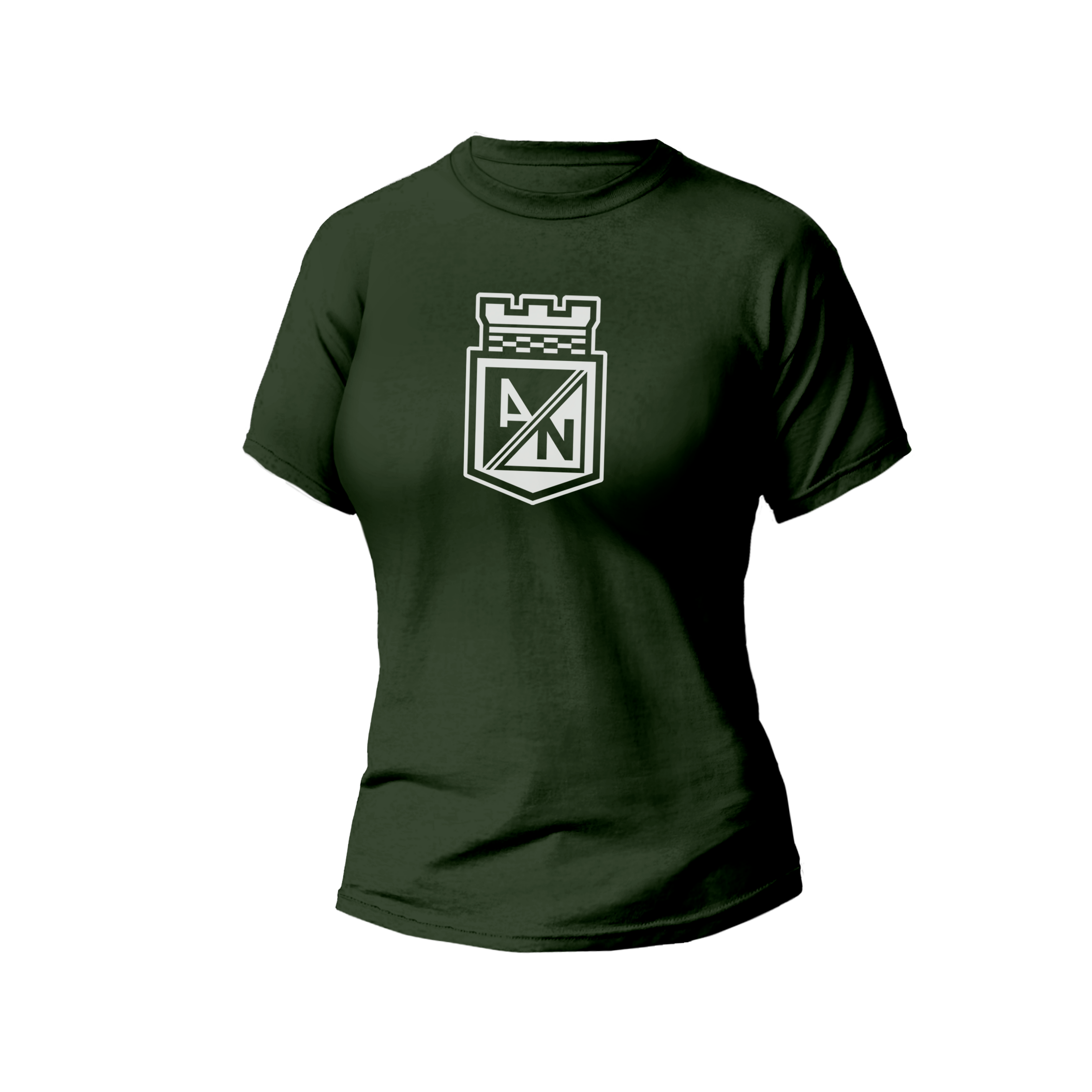 Camiseta Escudo Blanco Atlético Nacional