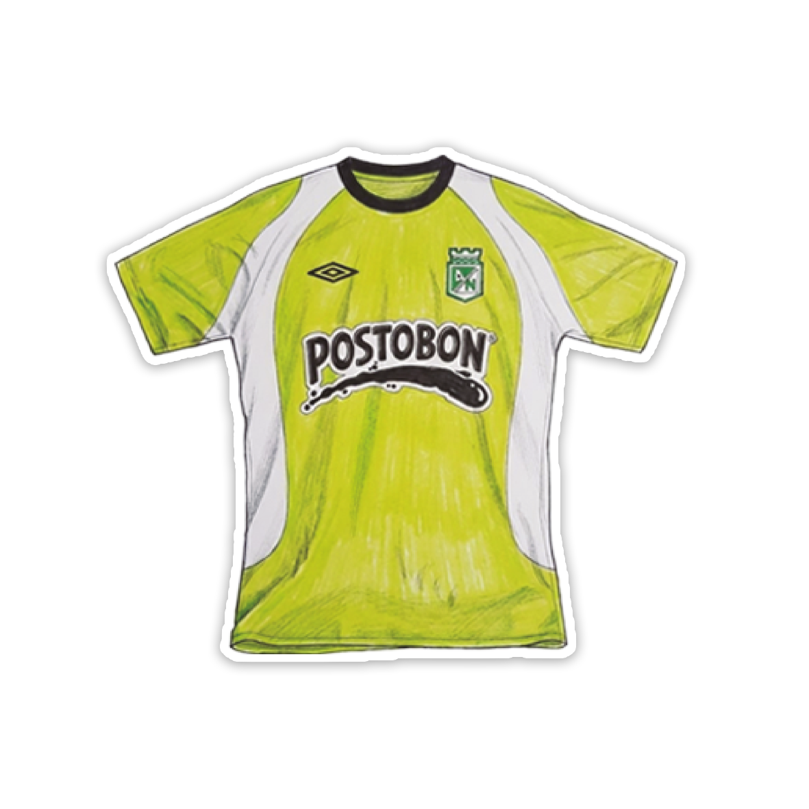 Calcomanía Camiseta 2007 David Ospina