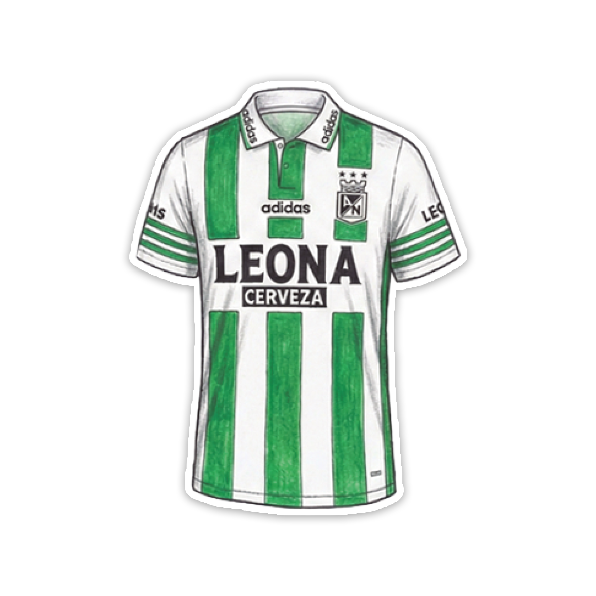 Calcomanía Camiseta Leona