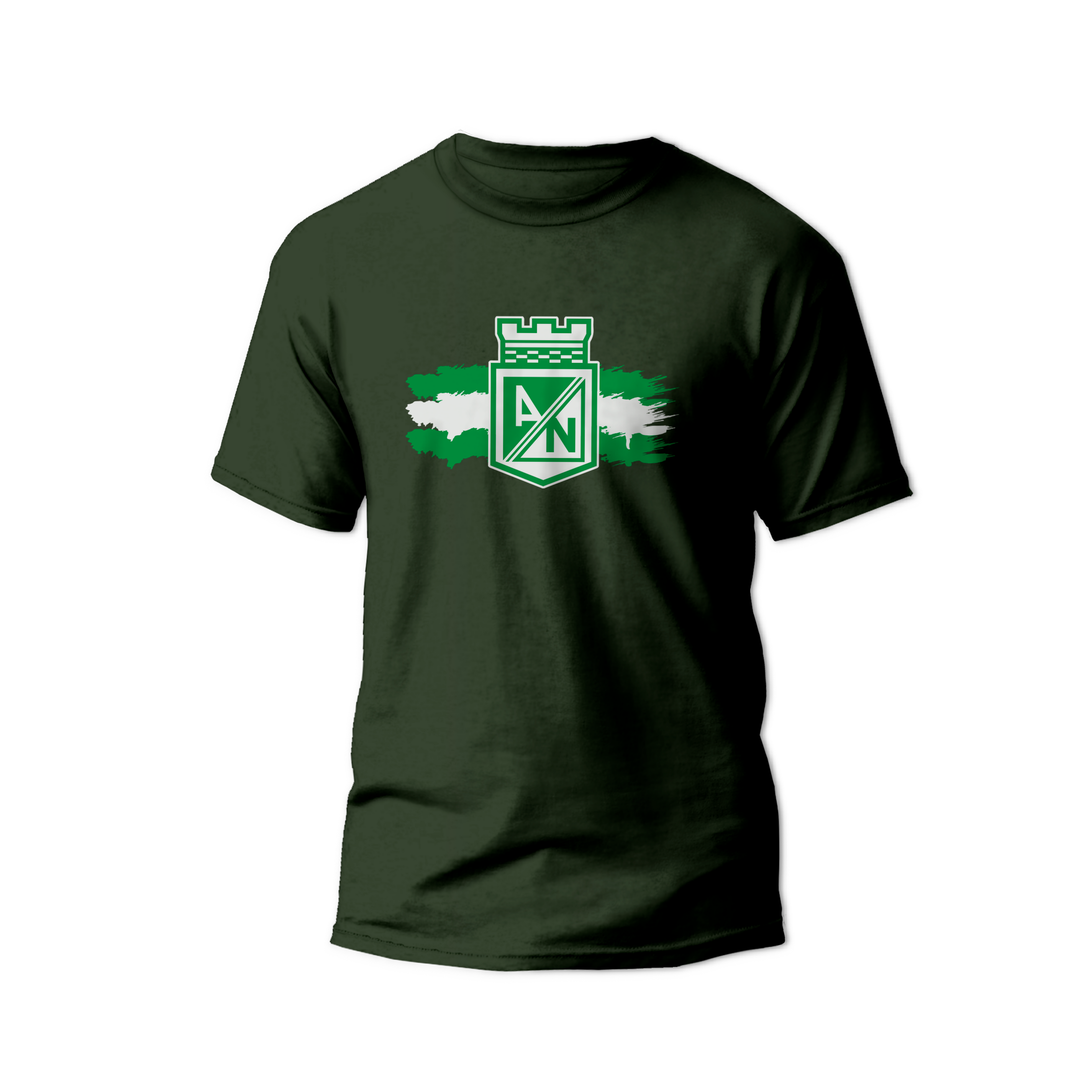 Camiseta Pintura Escudo Atlético Nacional