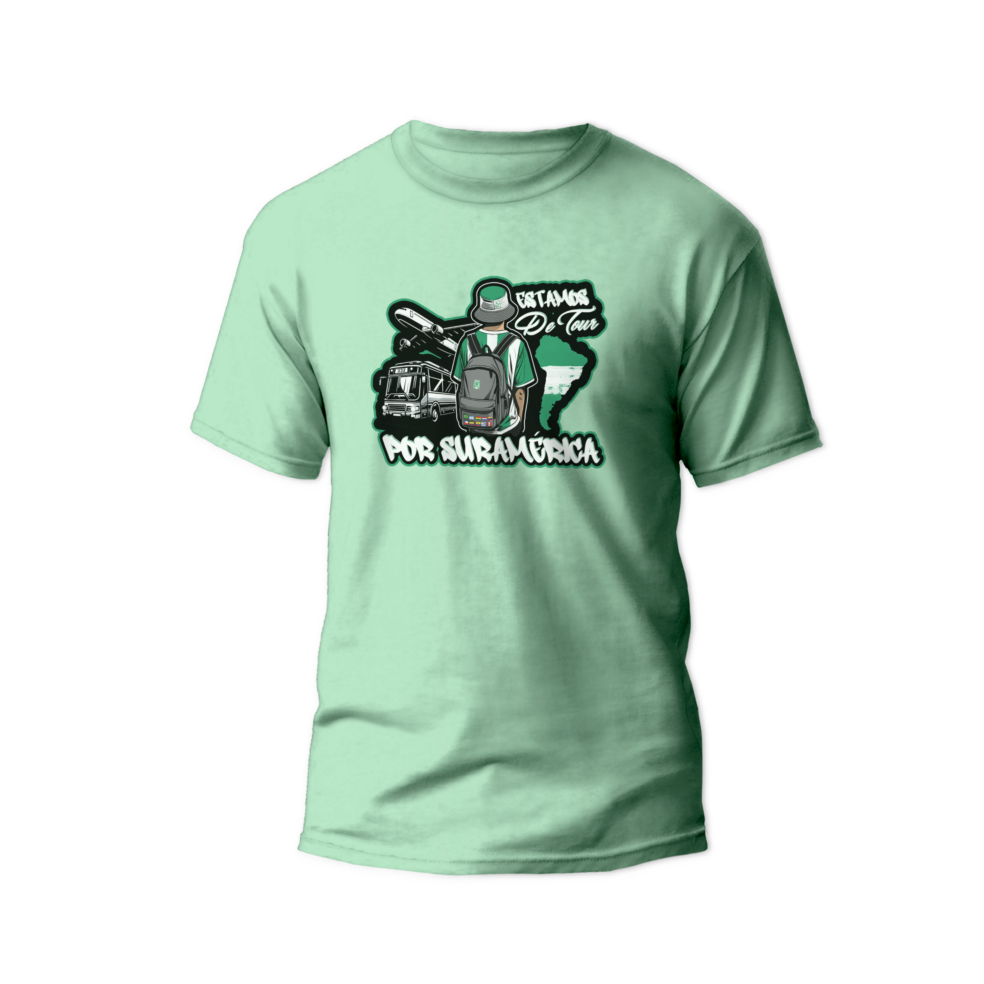 Camiseta Estamos de Tour por Suramérica