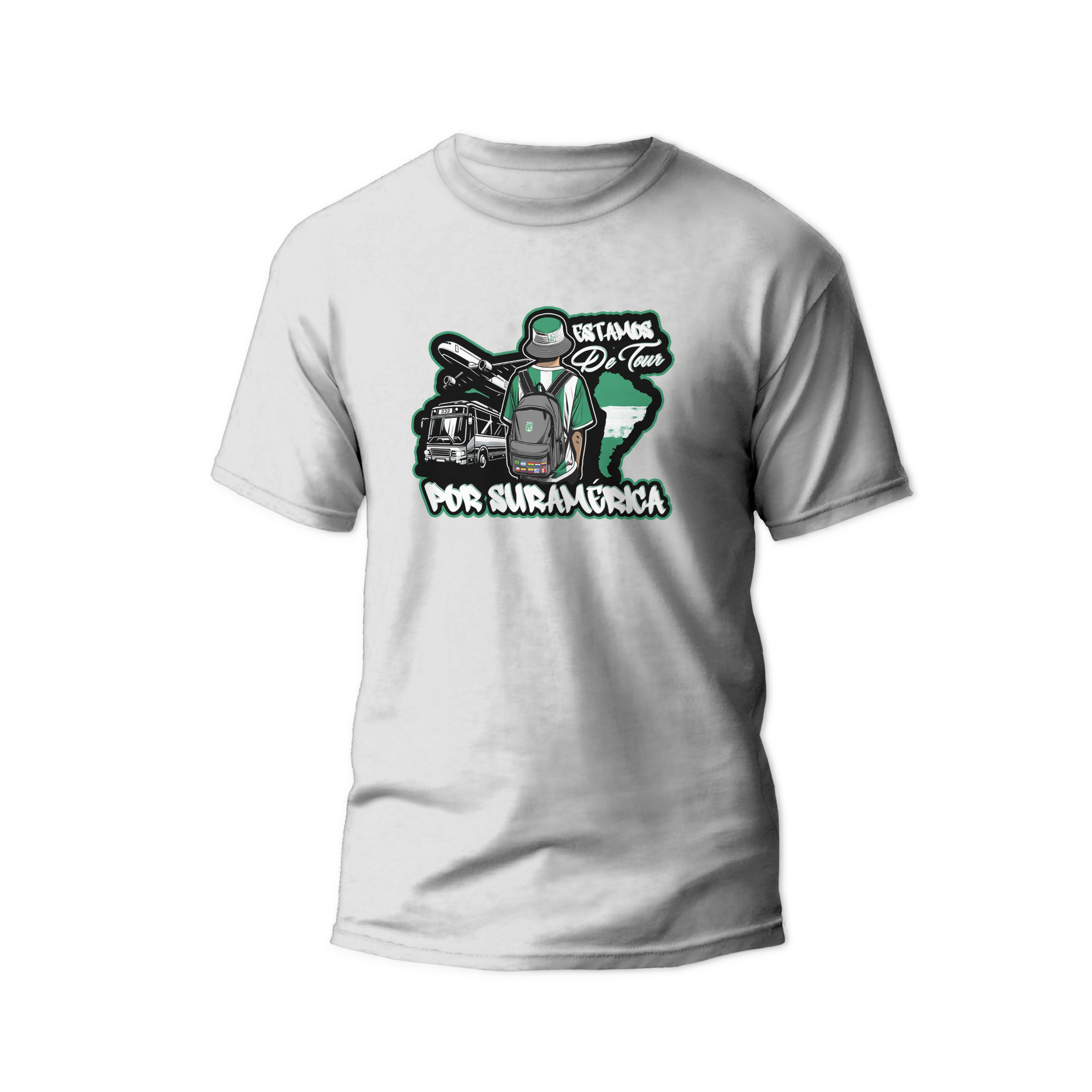 Camiseta Estamos de Tour por Suramérica