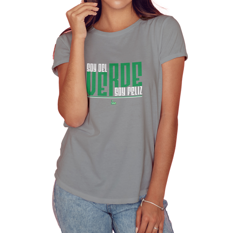 Camiseta Soy Del Verde Soy Feliz