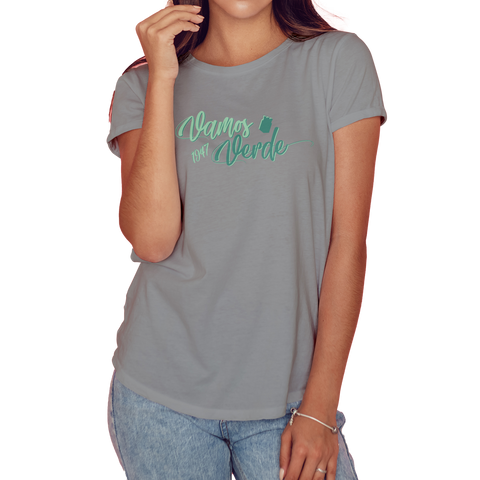 Camiseta Vamos Verde