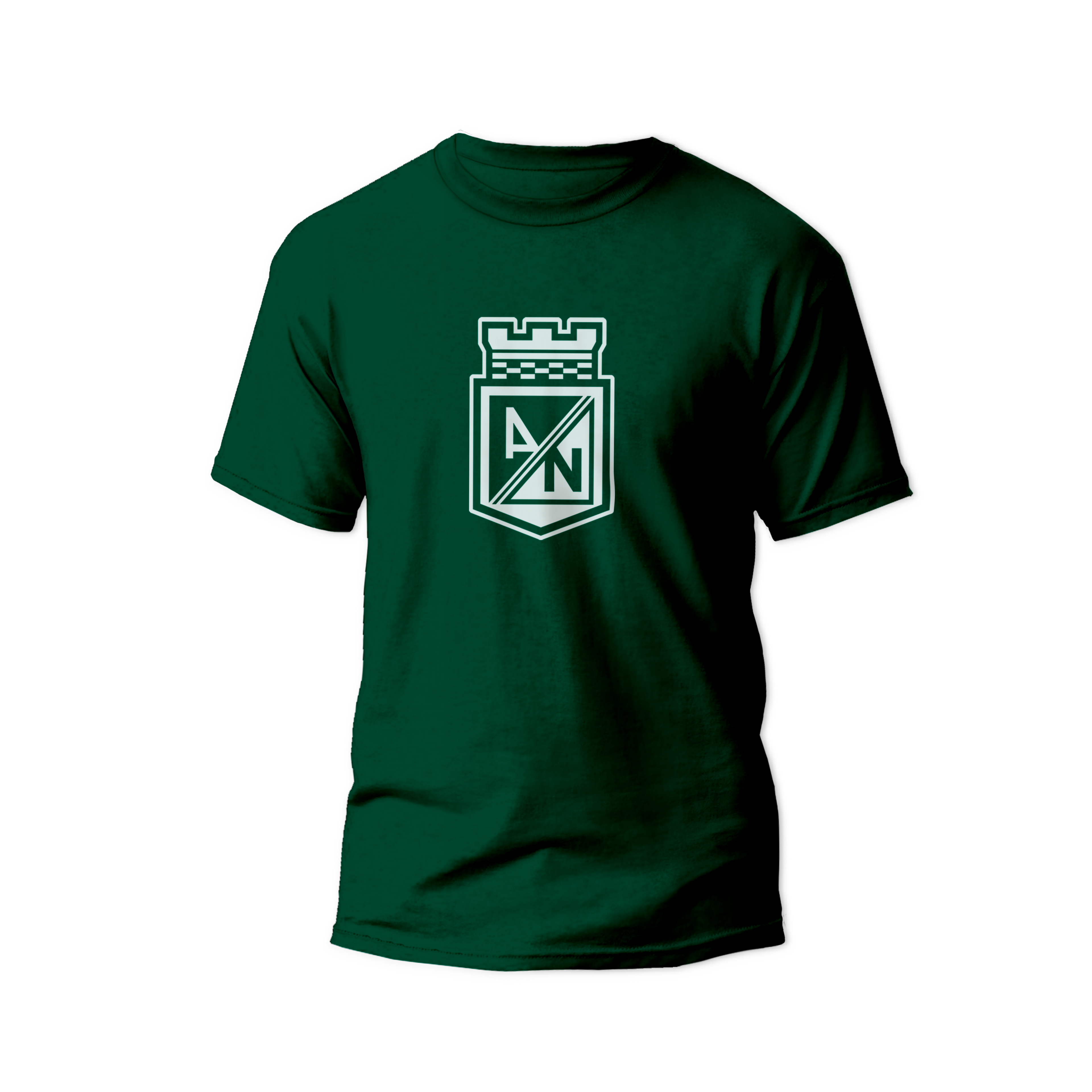 Camiseta Escudo Blanco Atlético Nacional