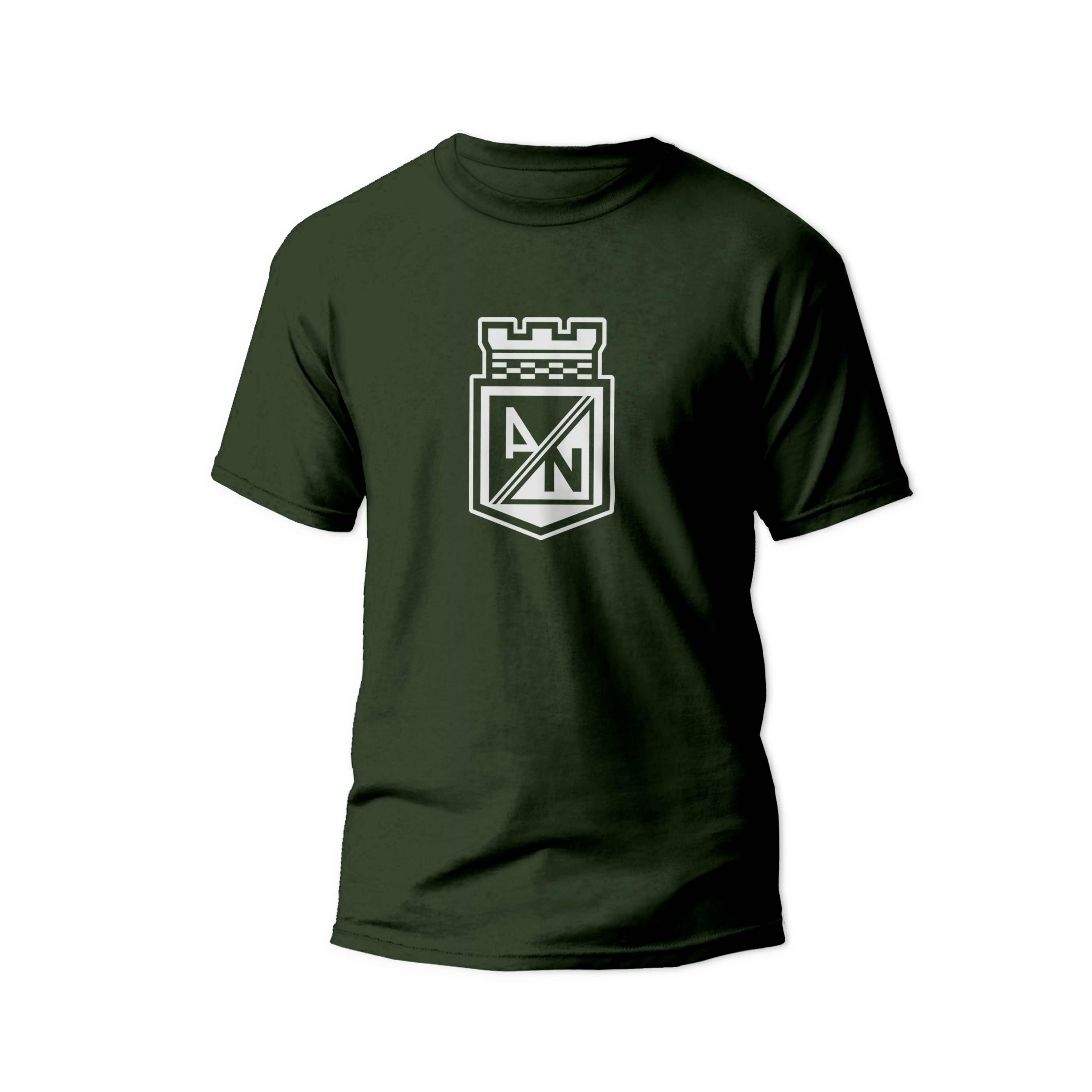 Camiseta Escudo Blanco Atlético Nacional