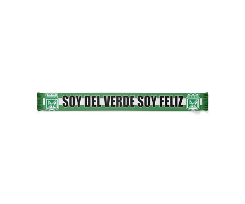 Bufanda Soy Del Verde Soy Feliz