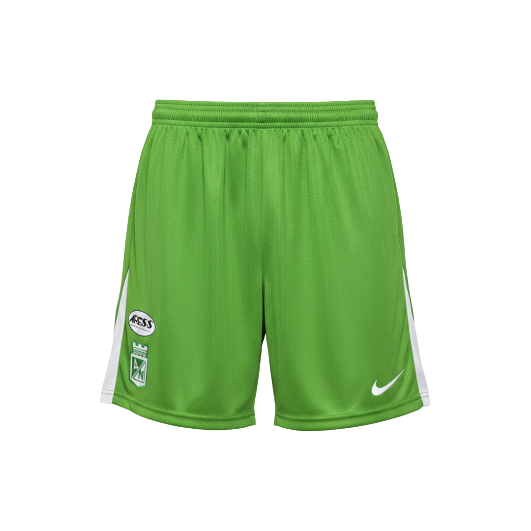 Pantaloneta Nike Verde / Blanca