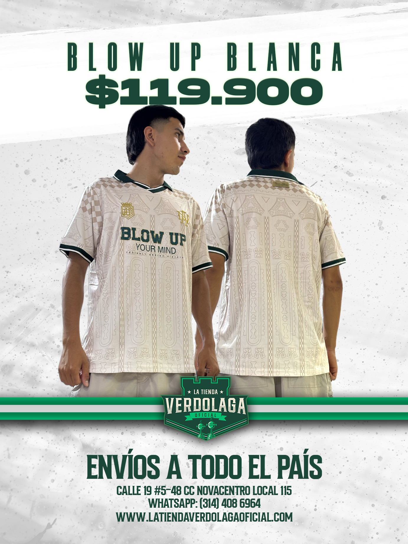 Camiseta Blow Up Blanca 2025