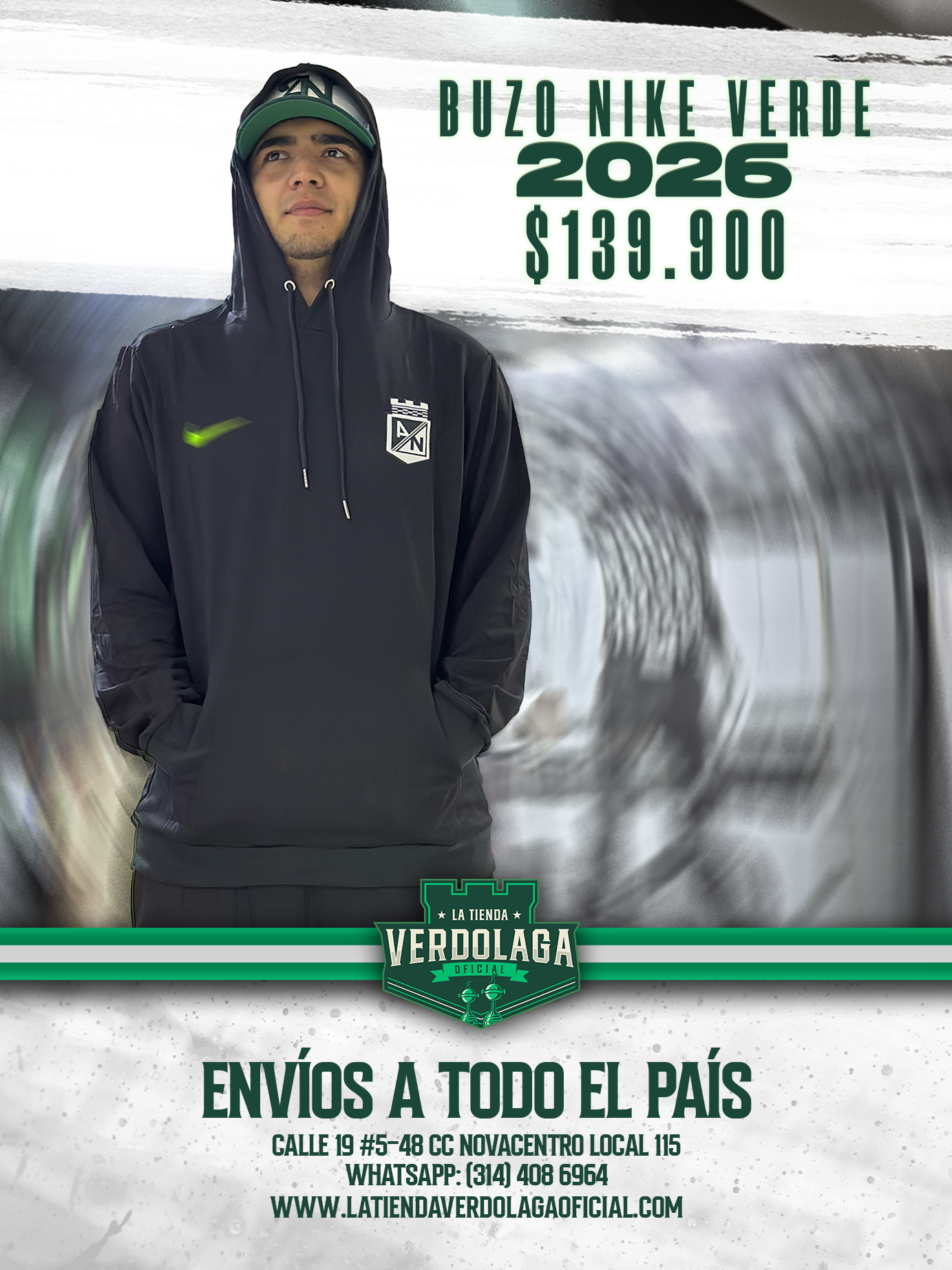 Buzo 2026 Nike Verde
