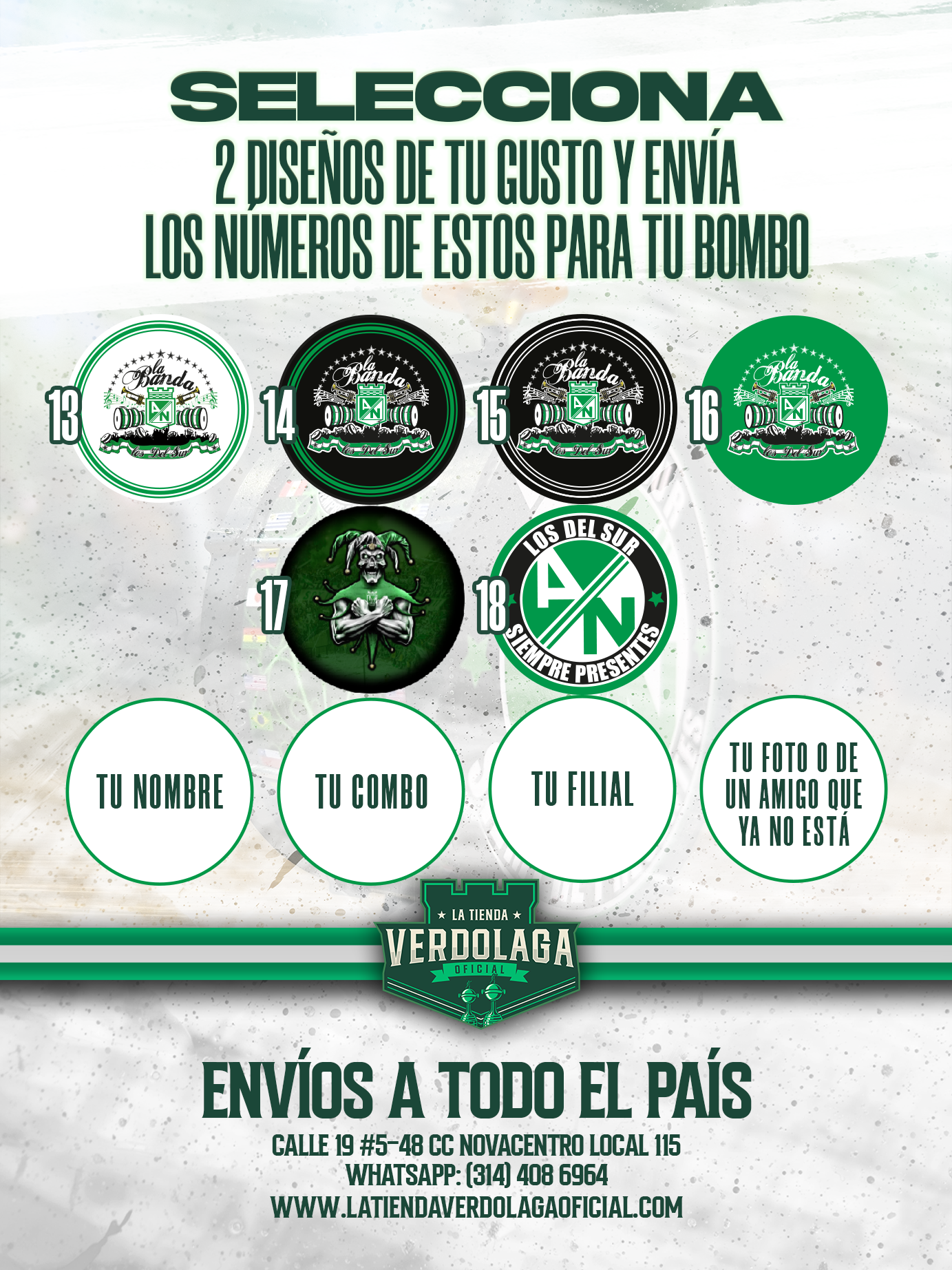 Mini Bombos Coleccionables Personalizables