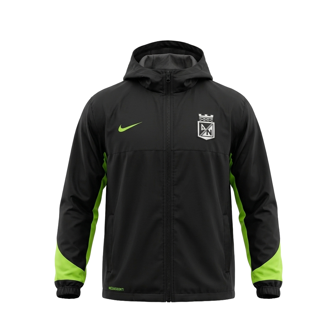 Chaqueta Impermeable Negra