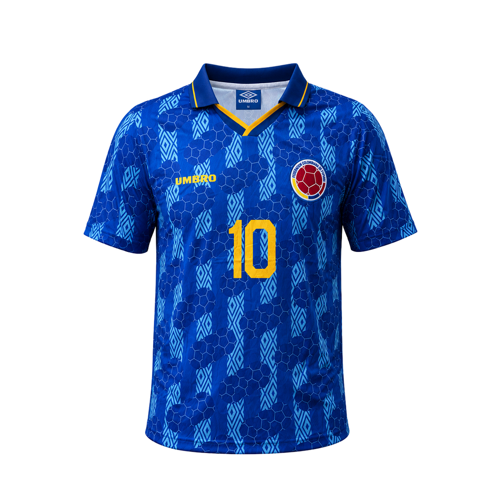 Camiseta Retro Selección Colombia 1994 Pibe Valderrama