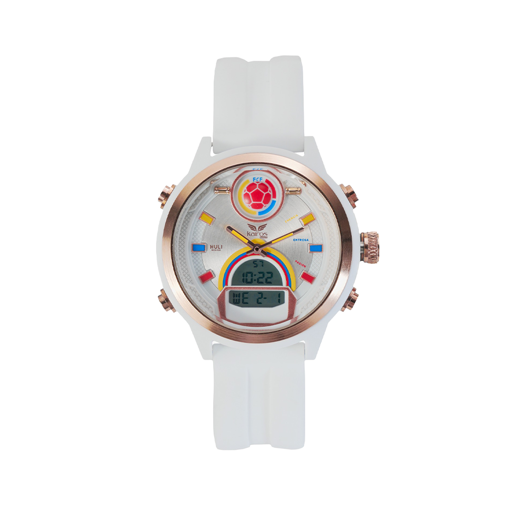 Reloj Unisex Selección Colombia (Blanco)